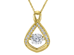 Lab Diamond Pendant