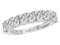Lab Diamond Wedding Bands  -  Women'