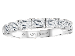 Lab Diamond Wedding Bands  -  Women'