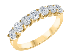 Lab Diamond Wedding Bands  -  Women'