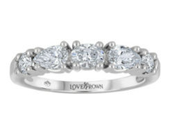 Lab Diamond Wedding Bands  -  Women'