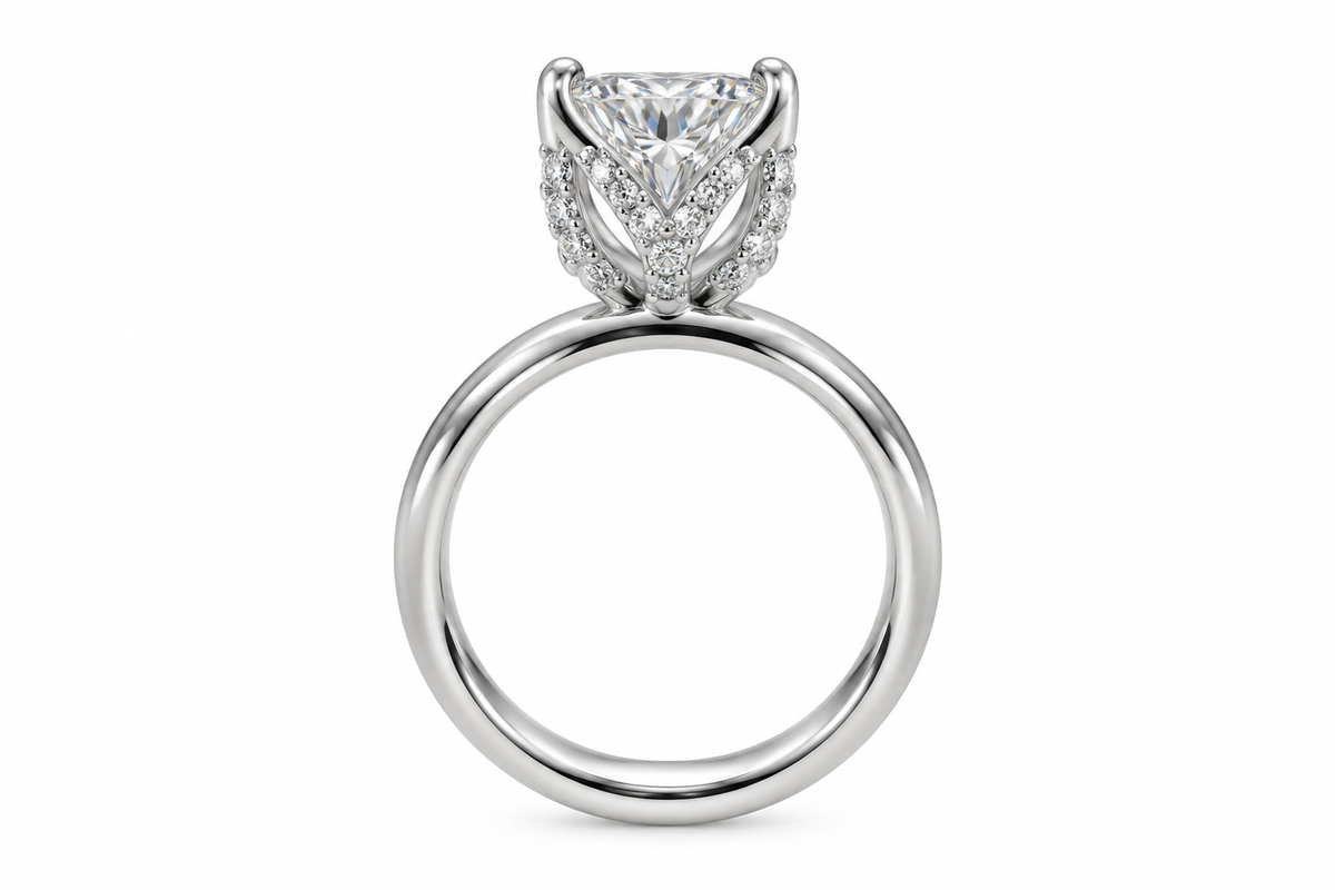 Lab Diamond Engagement Ring