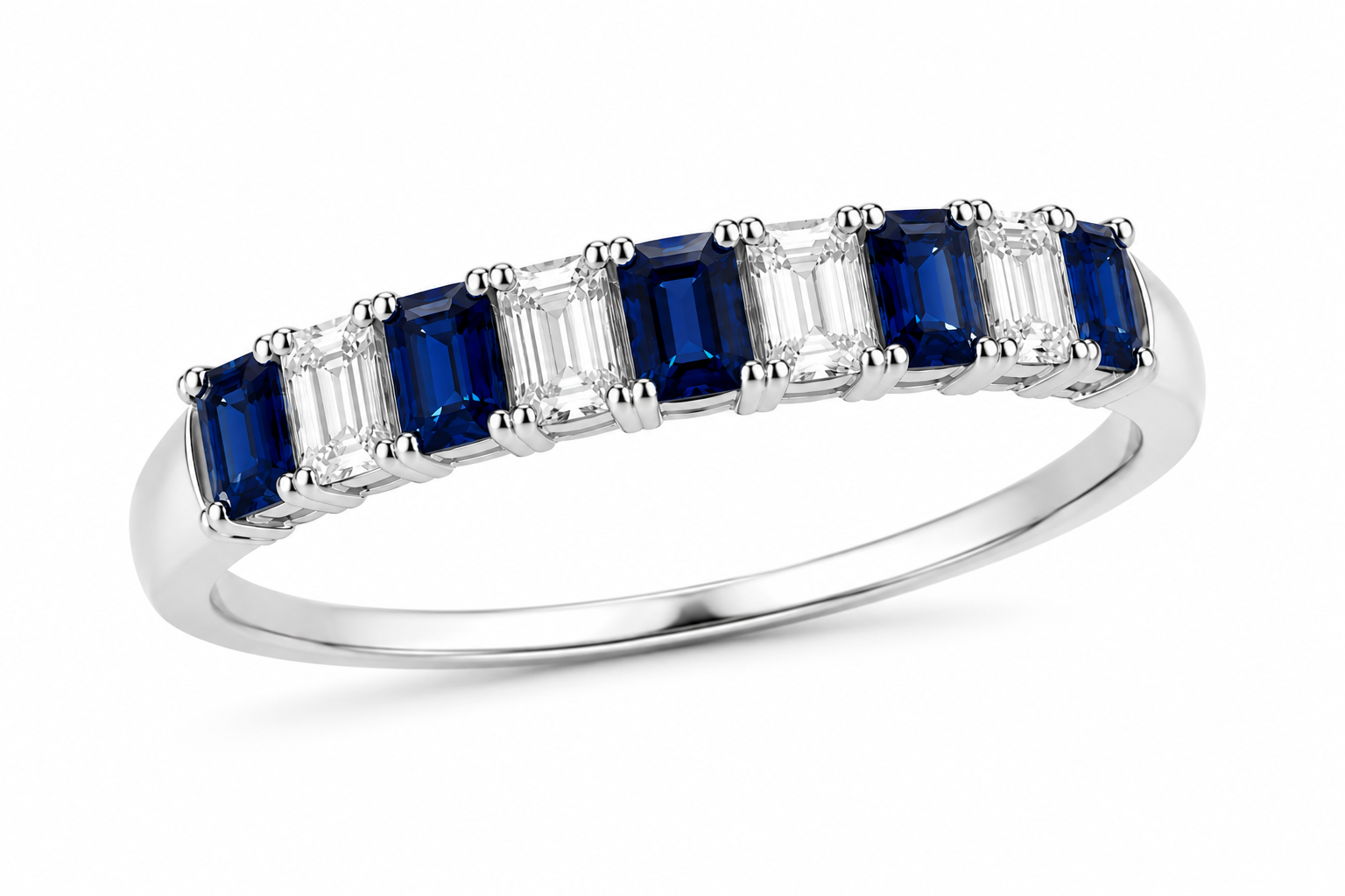 Lab Diamond Wedding Bands  -  Women'