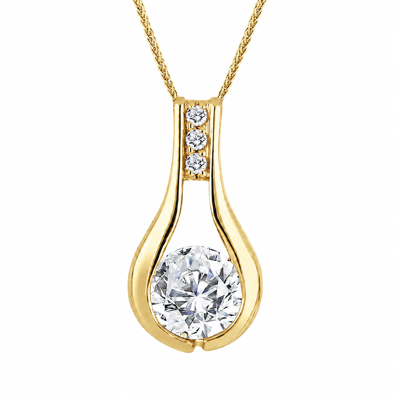 Lab Diamond Pendant