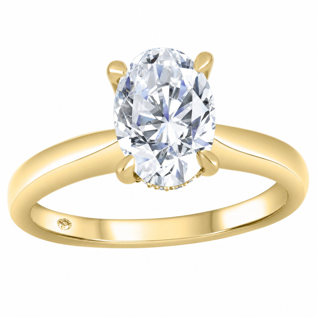 Lab Diamond Engagement Ring