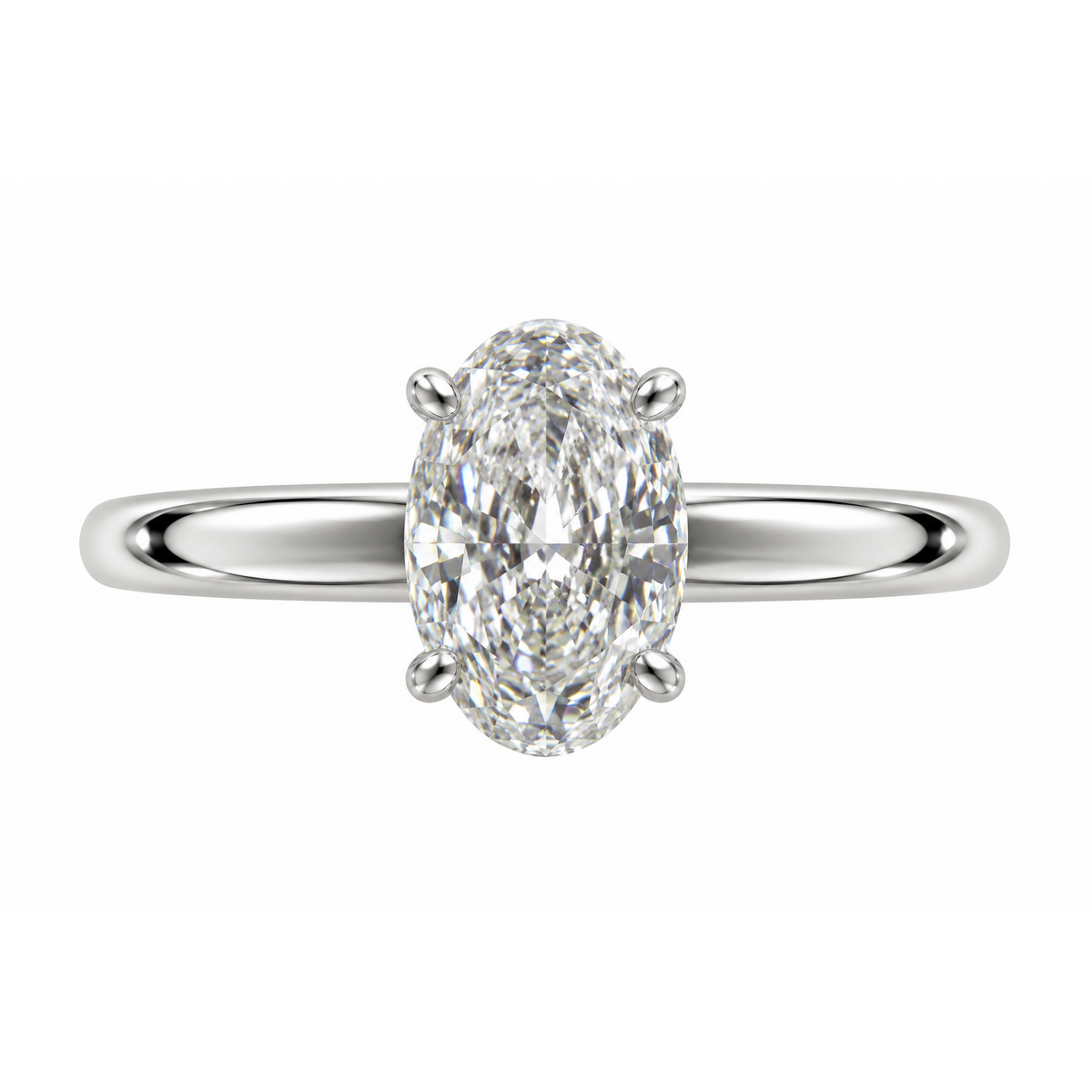 Lab Diamond Engagement Ring