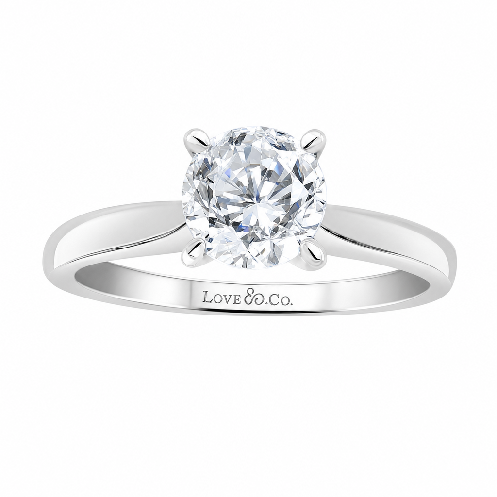 Lab Diamond Engagement Ring