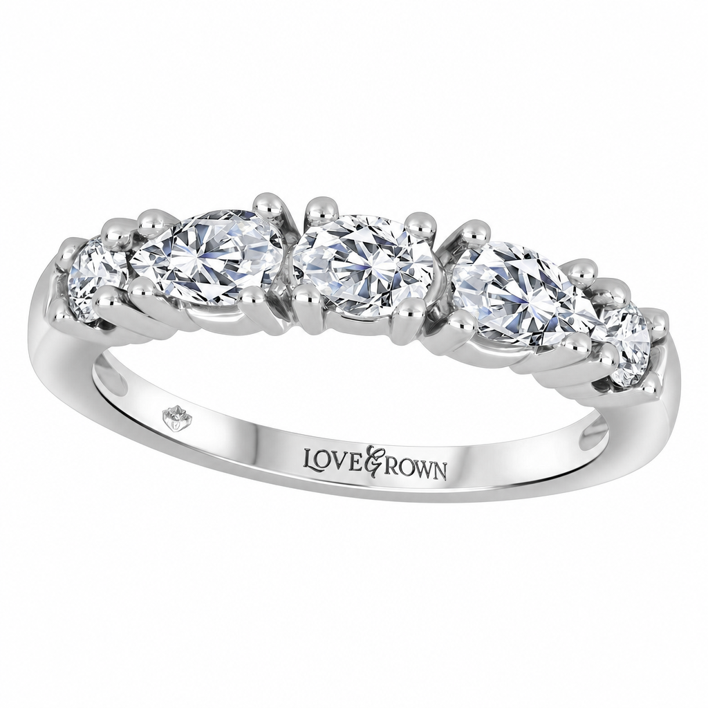 Lab Diamond Wedding Bands  -  Women'