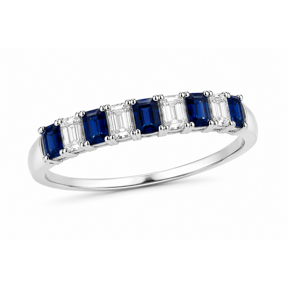 Lab Diamond Wedding Bands  -  Women'