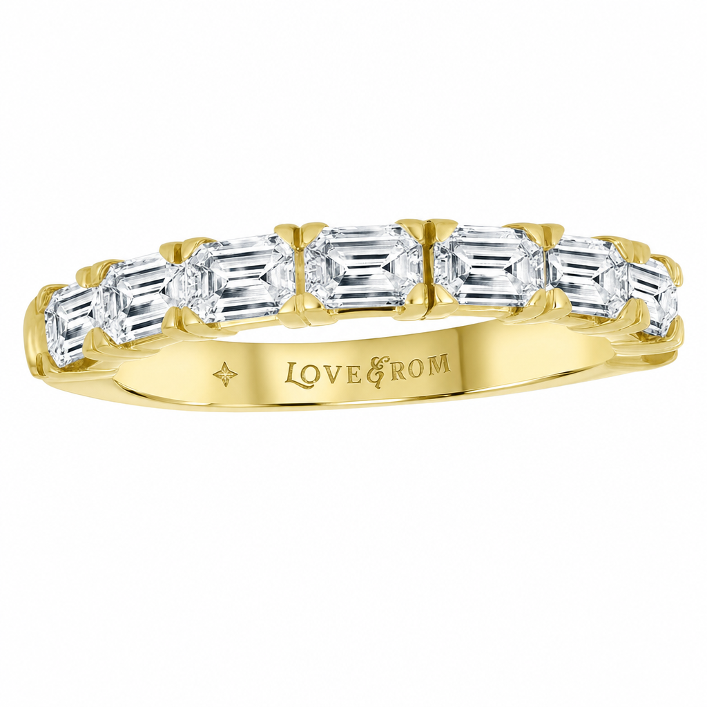 Lab Diamond Wedding Bands  -  Women'