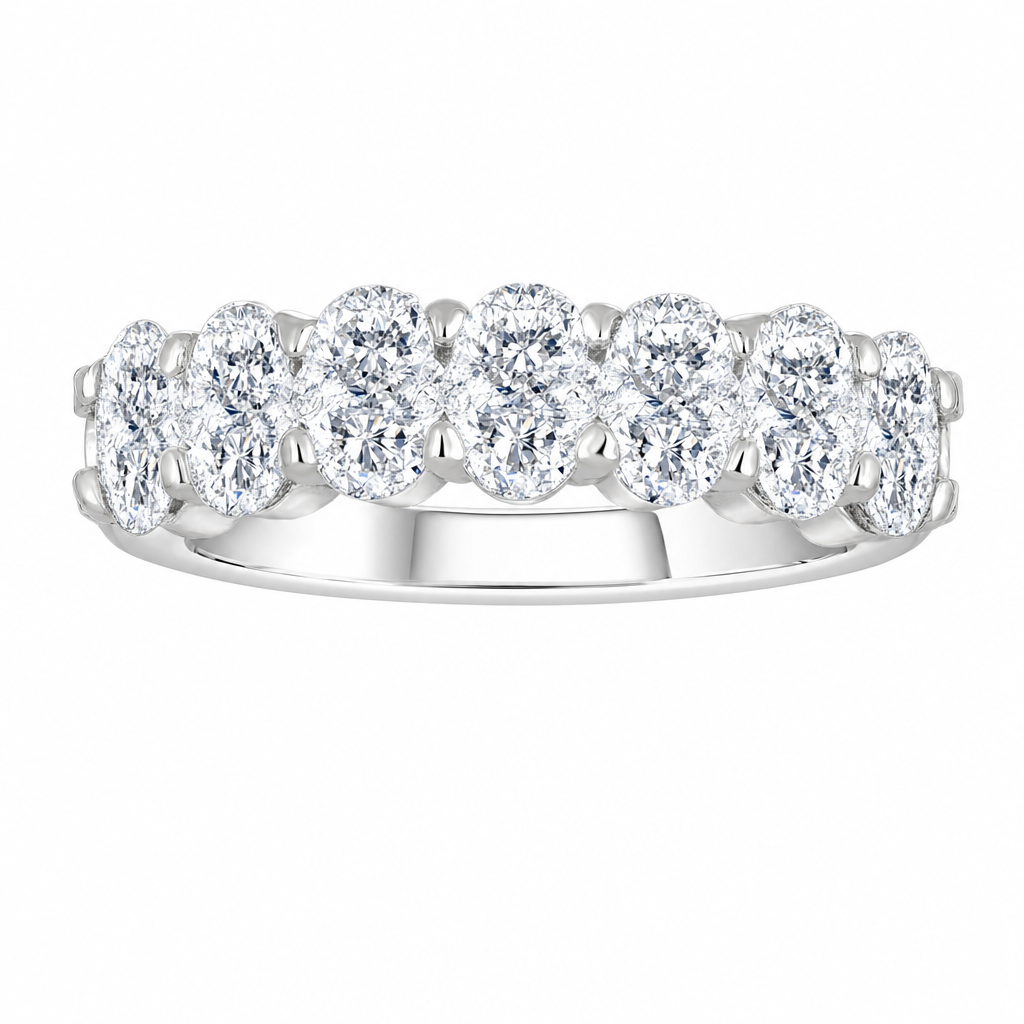 Lab Diamond Wedding Bands  -  Women'