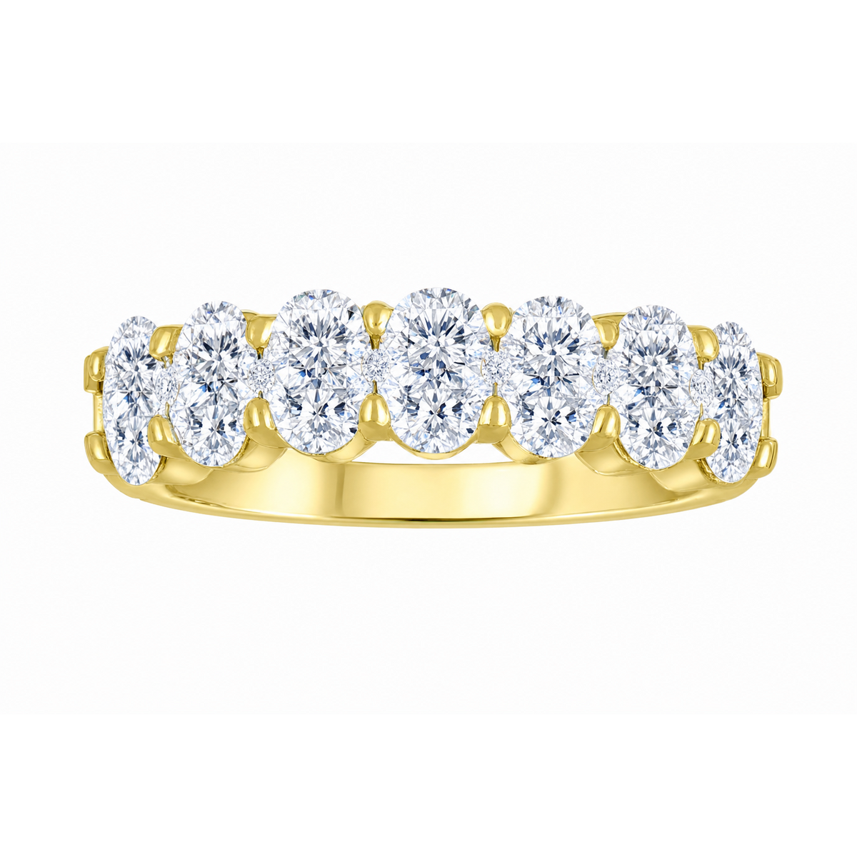 Lab Diamond Wedding Bands  -  Women'