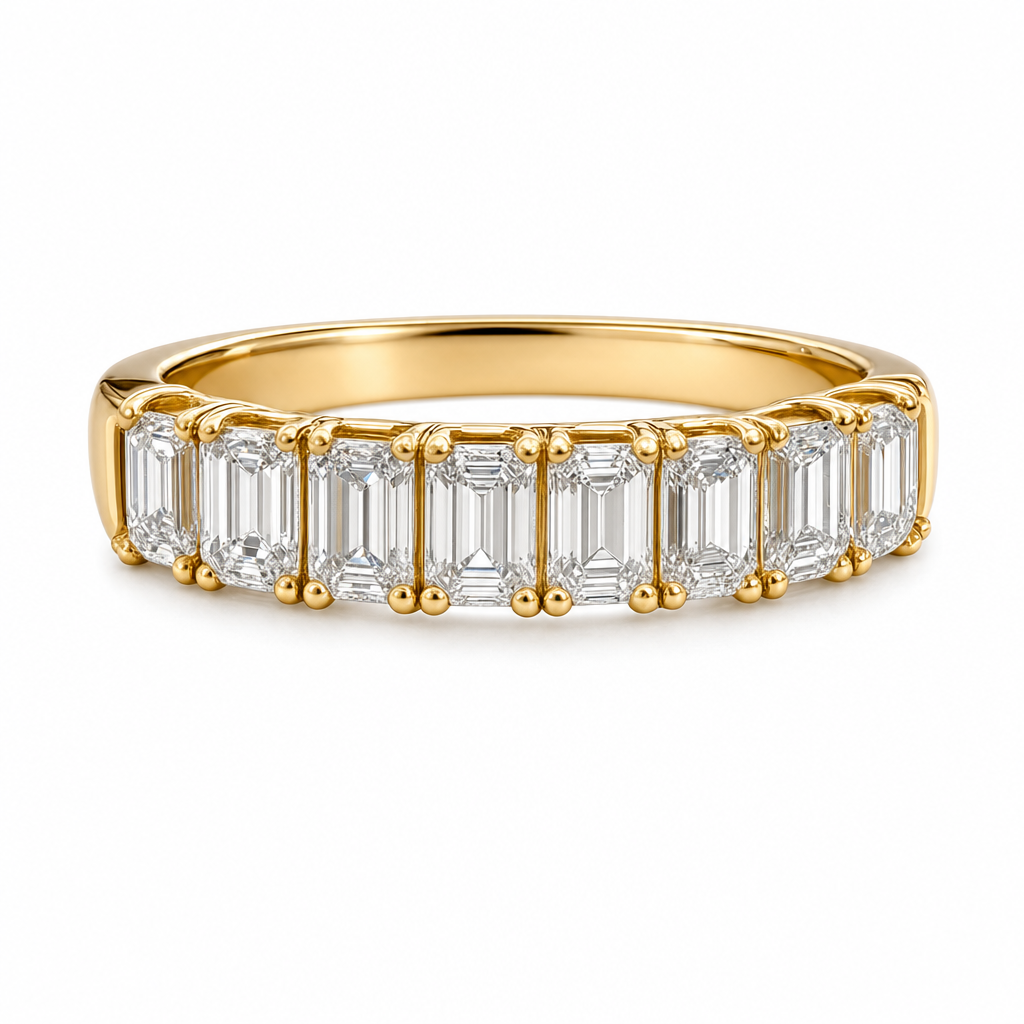 Lab Diamond Wedding Bands  -  Women'
