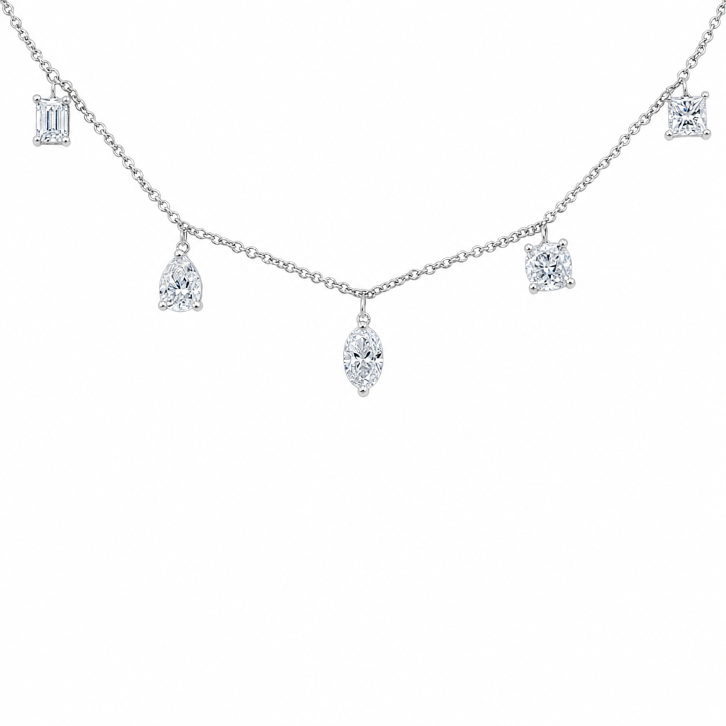 Mutli Stone 10K White Gold 1.00 Lab Grown, Diamond
